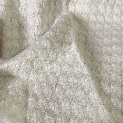 秋冬高品质针织羊毛面料100%羊绒羊毛外套开衫服装面料布料手工